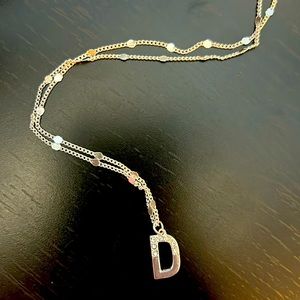 Cute New ‘D’ necklace from Claire’s!